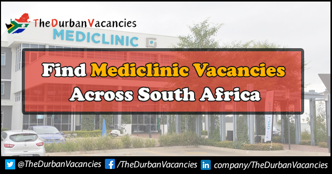 Mediclinic Vacancies | New Positions Available For Caregivers Mediclinic Vacancies