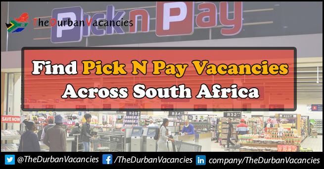 Pick N Pay Job Application Online Pick n Pay Vacancies