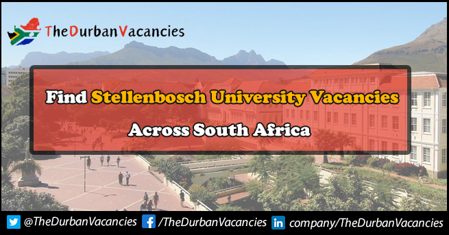 Stellenbosch University Vacancies | incredible opportunities For Teachers Stellenbosch University Vacancies