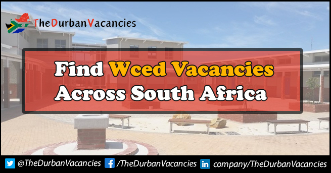 WCED Vacancies | Positions Available For Capable Candidates WCED Vacancies