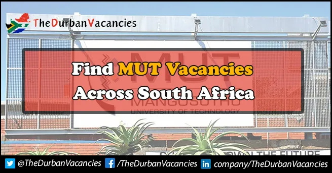MUT Vacancies | Jobs Is Currently Open For Professionals MUT Vacancies