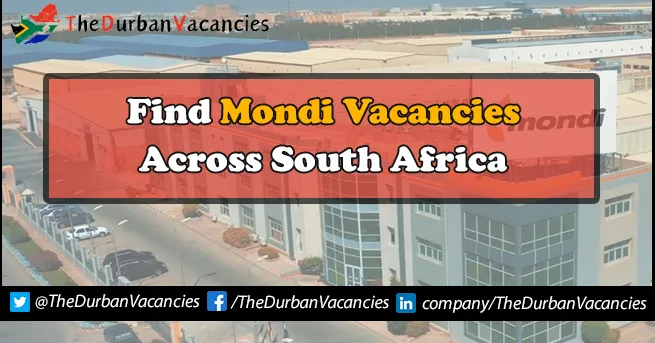 Mondi Vacancies Currently Open For Part-Time Workers Mondi Vacancies