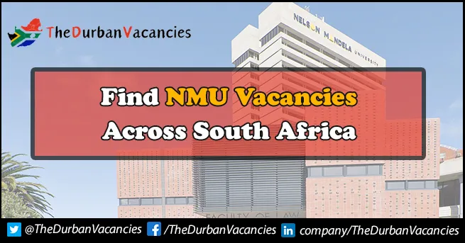 NMU Vacancies | Submit Job Application Online NMU Vacancies