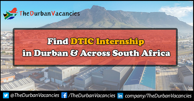 DTIC Internships Opportunities Available For Students & Freshers DTIC Internships